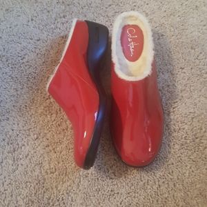 Red Cole Haan Mules/Clogs